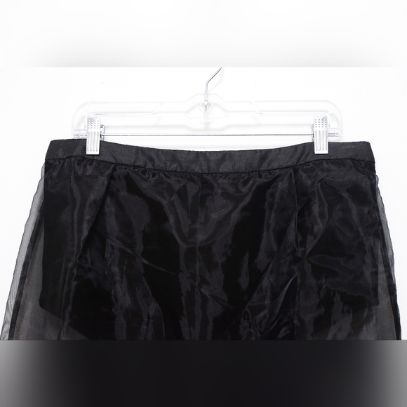 NWT Anthropologie Sunday in Brooklyn Sheer Skirt Midi Size L 90s Minimalist - Picture 6 of 12